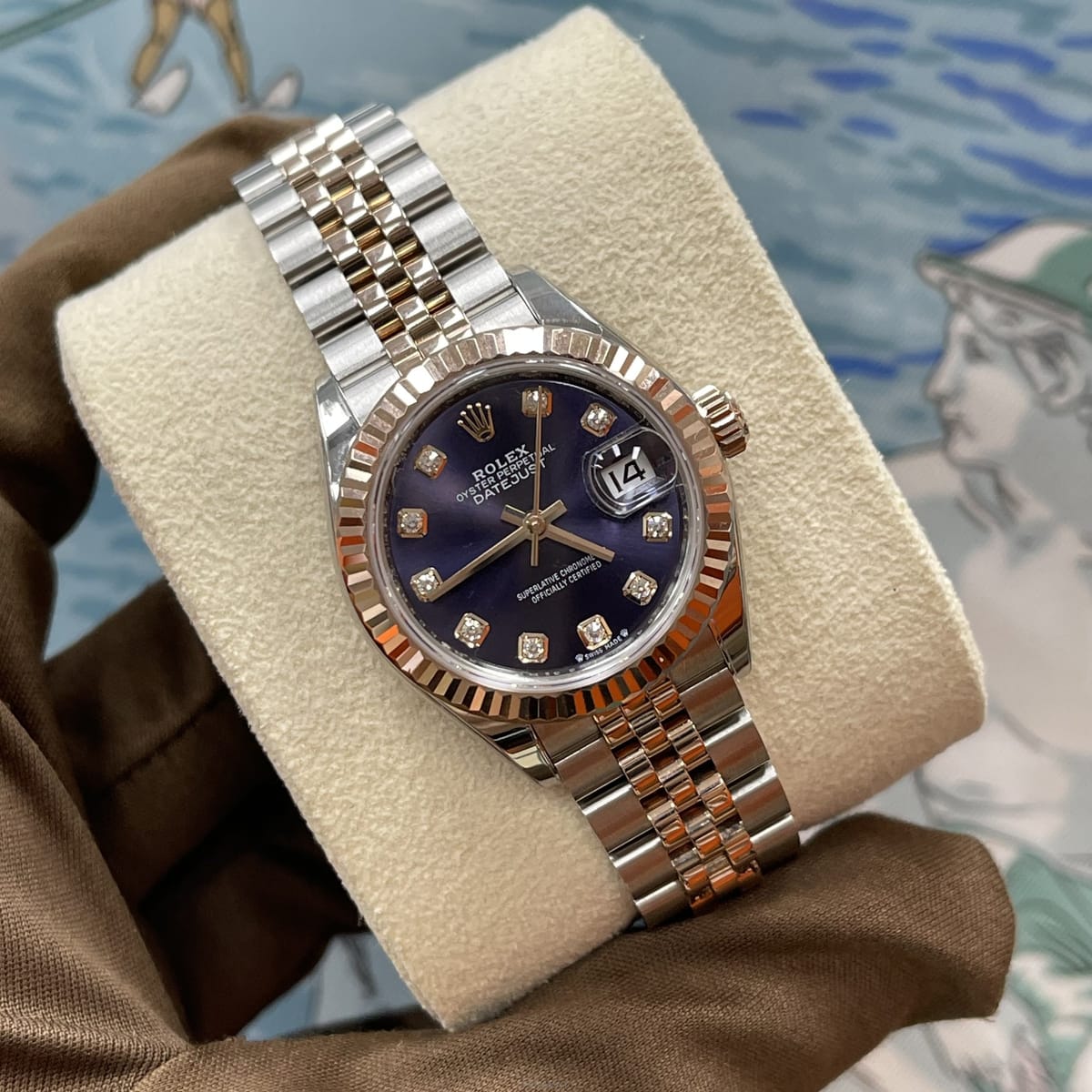 Rolex ������*����*�ѷ��� ��������Ʈ 28mm ���̾� 10P �������� �޺� 279171������*����*�ѷ��� ��������Ʈ 28mm ���̾� 10P ��������