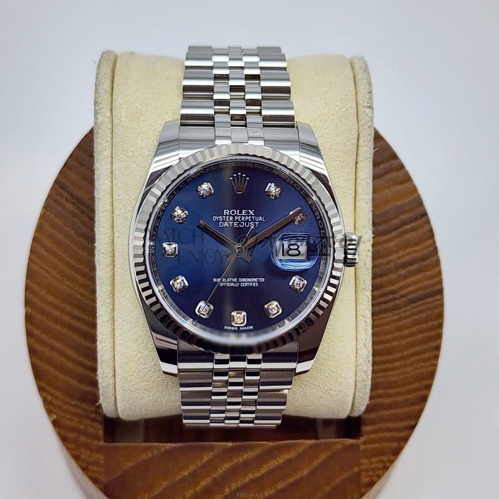 로렉스 데이저스트 로듐 로만 36mm