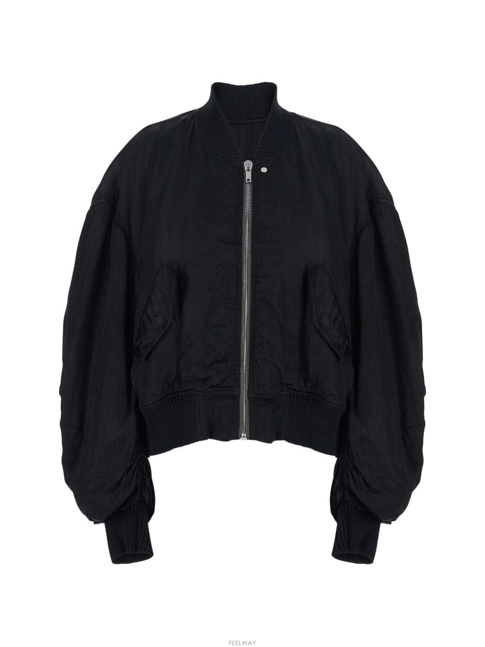 Rick Owens 오버사이즈 봄버 자켓 블랙
