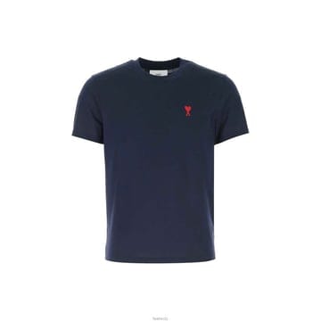 15주년 하트 자수 티셔츠 네이비 E21HJ108 723 410