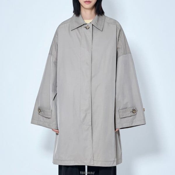 26 FW 토템 개더드 와이드 슬리브 오버사이즈 카 코트 254 WRO0300 FB0627 079