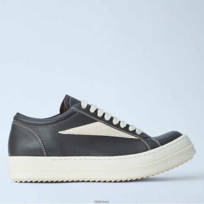 26 FW 릭오웬스 Vintage 레더 빈티지 스니커즈 RP02F5888 LCOLVS 7811