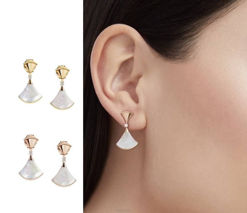 BVLGARI [������ȭ��] �Ұ��� ���� ���� ��ٽ� �帲 18K ���̾� �̾ �������� �Ͱ��� 357513[������ȭ��] �Ұ��� ���� ���� ��ٽ� �帲 18K ���̾� 