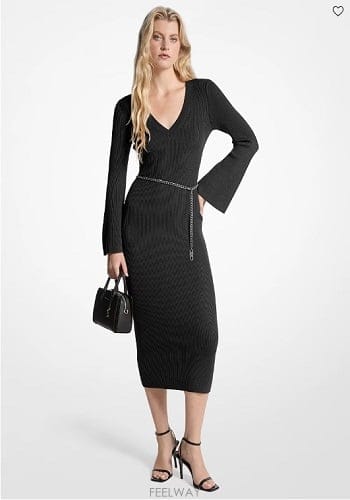 Michael Kors ����Ŭ �ھ  Wool Blend ��Ƽ�� �̵� �巹������Ŭ �ھ  Wool Blend ��Ƽ�� �̵� �巹��
