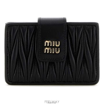 26 FW 미우미우 로고 레터링 지갑 F0002 5MC280AFPP