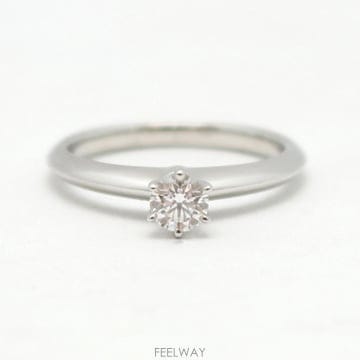 TIFFANY & Co [�����߰���ǰ�����] Ƽ�ĴϾ��� �ָ��׾� ���̾� �� �÷�Ƽ�� 0.21CT 3.5ȣ ���� A+[�����߰���ǰ�����] Ƽ�ĴϾ��� �ָ��׾� ���̾� �� ��