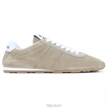 26 FW 미우미우 로고 프린트 레이스업 스니커즈 F0F24 5E114EF005054