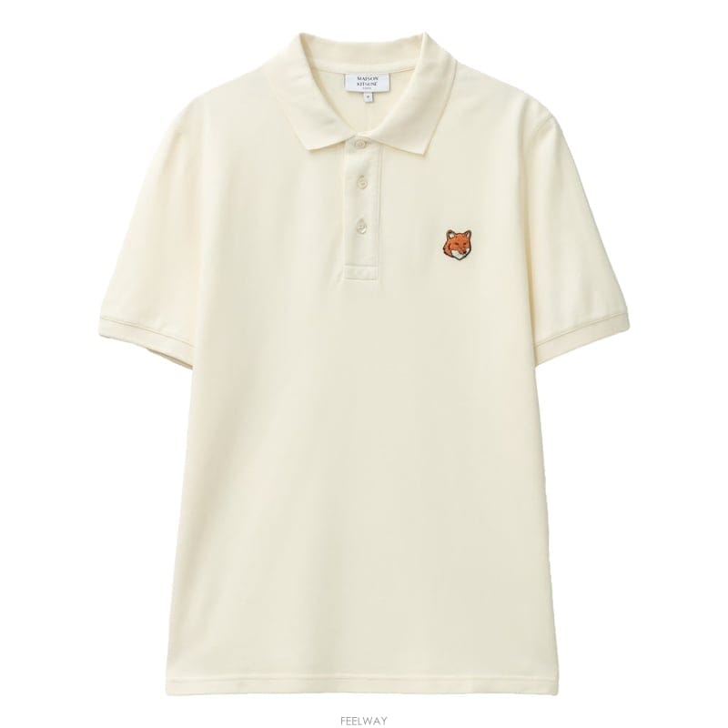 26SS 메종키츠네 폭스 헤드 남성 폴로 셔츠 PM00209KP0002 0063