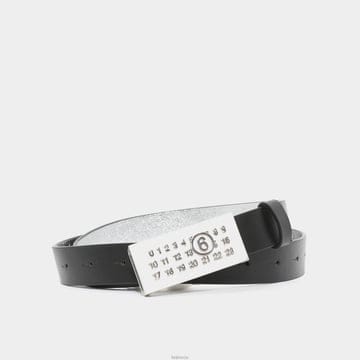 마르지엘라 26FW 넘버링 버클 MM6 뉴메릭 레더 남성 벨트 SA6TP0010 P9198 H1145