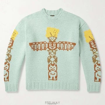 26 FW 캐피탈 Peckish Totem Pole 페키시 토템 폴 인타르시아 울 스웨터