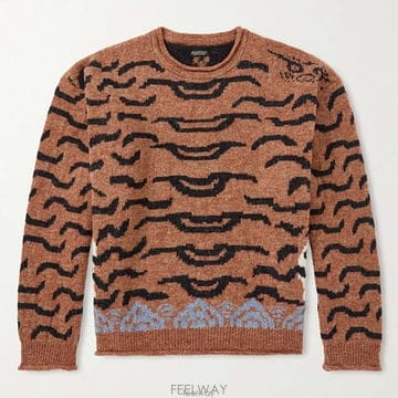 26 FW 캐피탈 Nepal Tiger 네팔타이거 인타르시아 울 블렌드 스웨터