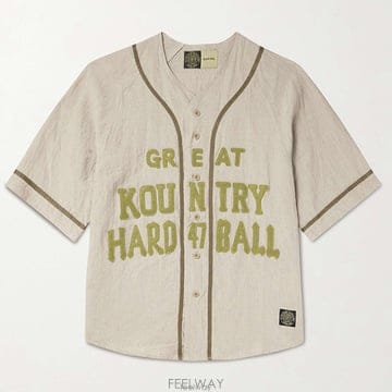26 FW 캐피탈 Great Kountry 그레이트 컨트리 그로그랭 펠트 트리밍 린넨 셔츠