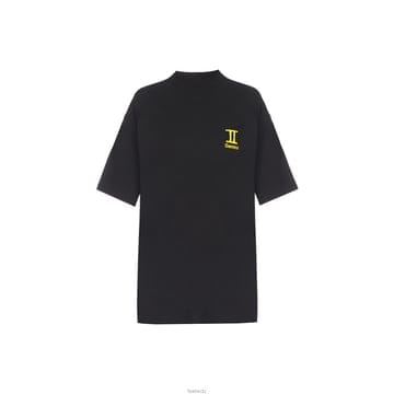 15주년 여성 GEMINI 티셔츠 블랙 WSS18TR1 GEMINI