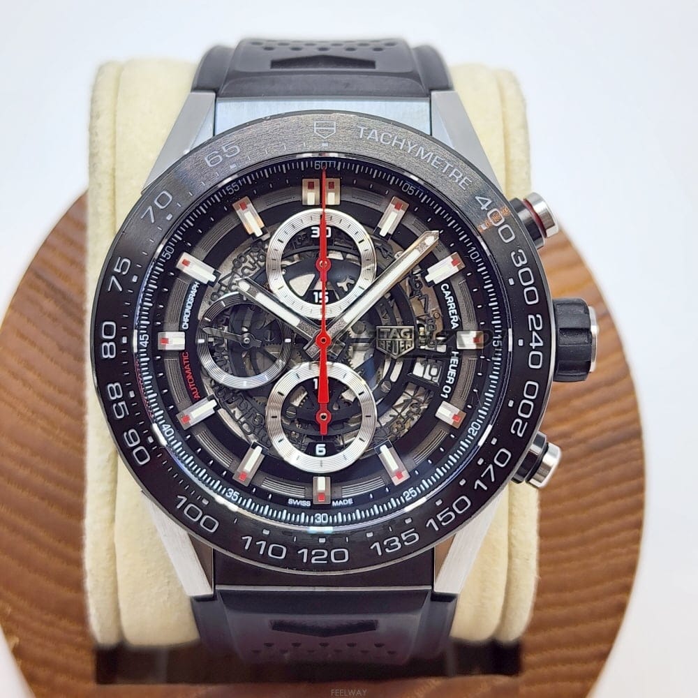 Tag Heuer [��ġ������] �±�ȣ�̾� ��� ȣ�̾�01 ���̷��� CAR2A1Z ������Ʈ�� �����ð�[��ġ������] �±�ȣ�̾� ��� ȣ�̾�01 ���̷��� CAR2A