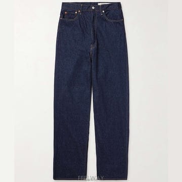 26 FW 캐피탈 딥 블루 New Momonroe 뉴 모먼로 와이드 데님 진