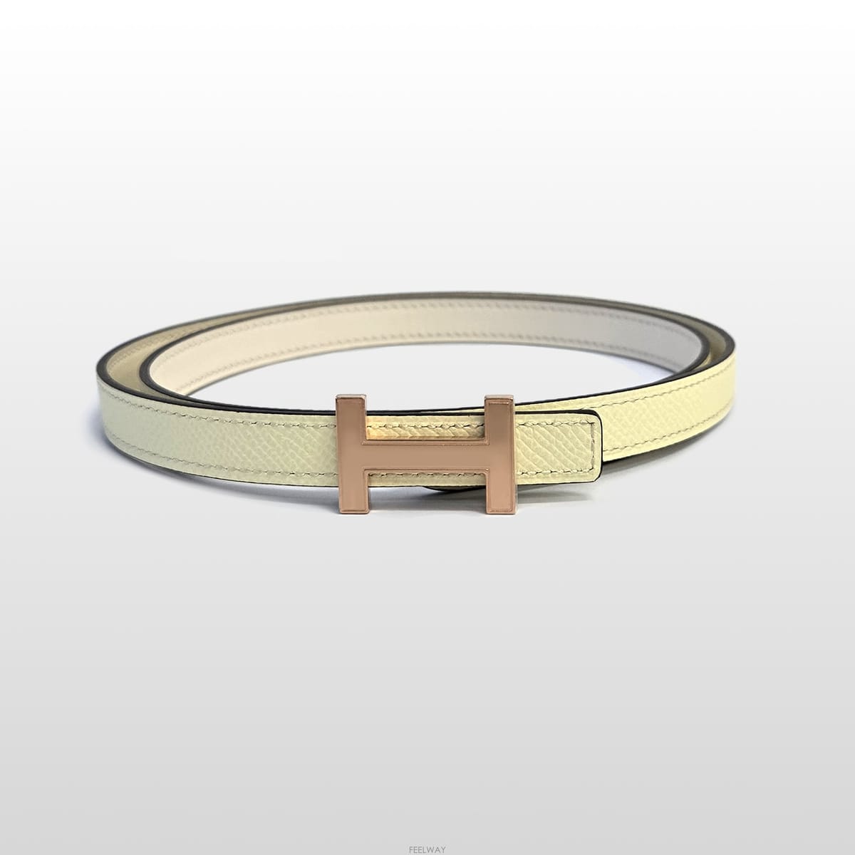 에르메스 리버서블 벨트 블랙&골드 32mm