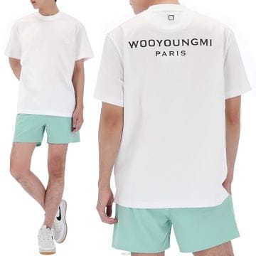 WOOYOUNGMI ������ 26SS �쿵�� ��ΰ� ���� Ƽ���� W261TS07701W������ 26SS �쿵�� ��ΰ� ���� Ƽ���� W261TS07701W
