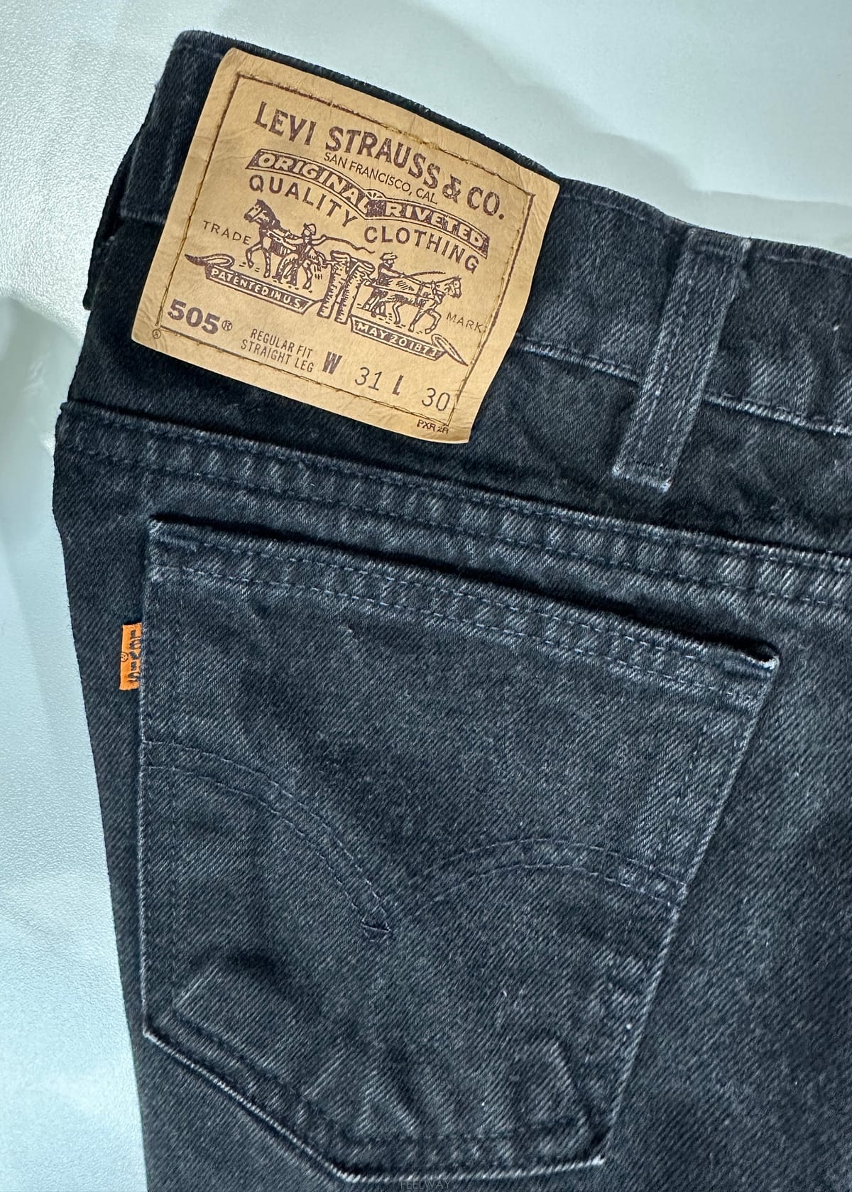Levis 90s �����̽� 505 �������� ��Ƽ�� ��û USA ���� 3190s �����̽� 505 �������� ��Ƽ�� ��û USA ���� 31