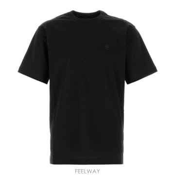 26 FW 프라다 로고 디테일 크루넥라인 티셔츠 블랙 F0002 UJN999SOOO196F