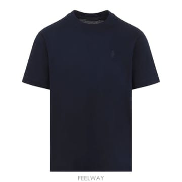 26 FW 프라다 로고 디테일 크루넥라인 티셔츠 블랙 F0124 UJN999SOOO196F