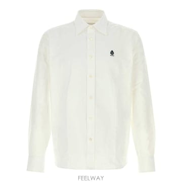 26 FW 프라다 엠브로이디드 로고 옥스퍼드 셔츠 F0009 UCN666SWMO1926