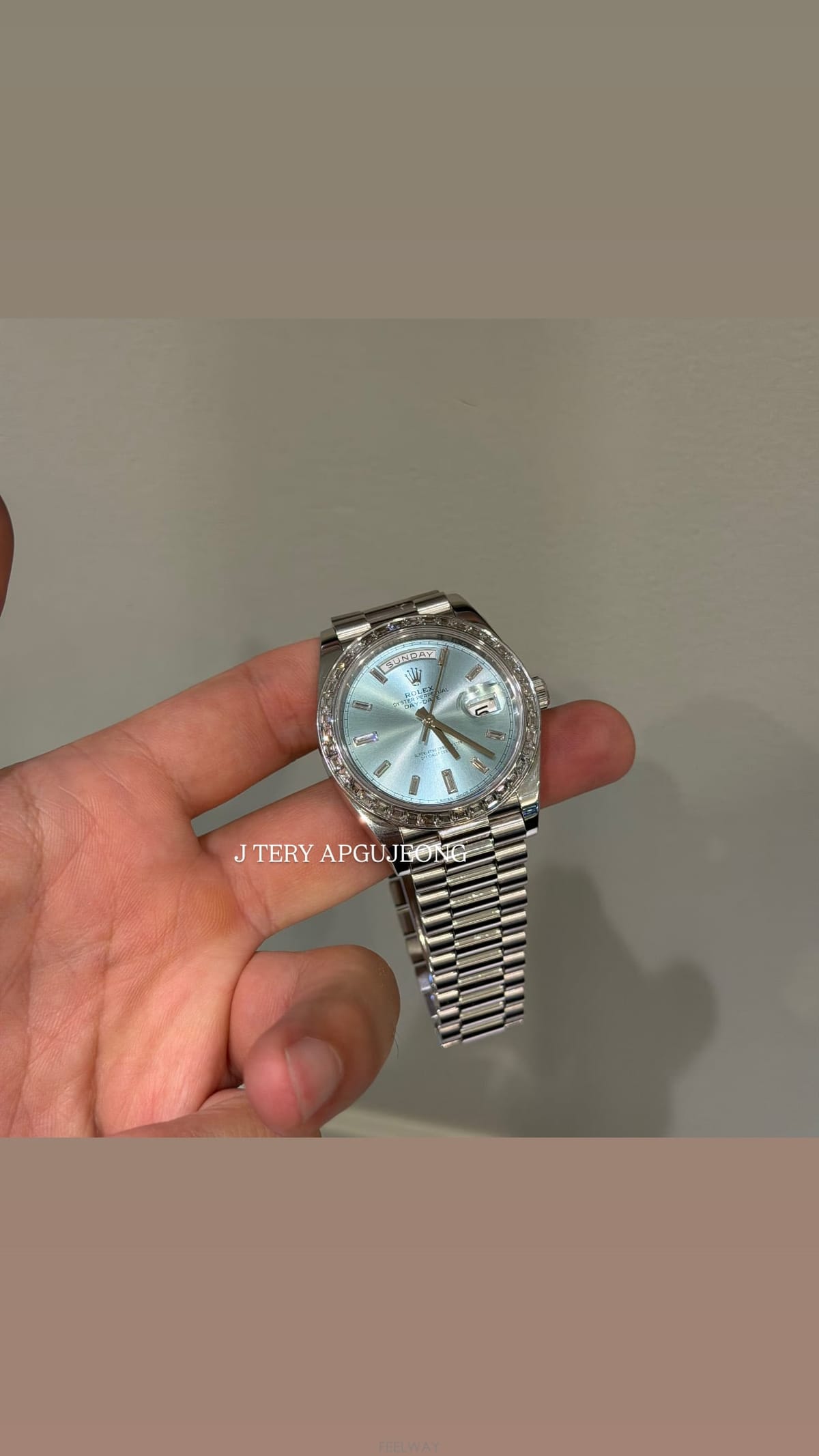 Rolex [�����׸�]�η��� ���̵���Ʈ 40 ���̽� ���� �ٰ�Ʈ ���̾� ���� �簢 ���̾Ƹ�� �÷�Ƽ�� 228396TBR[�����׸�]�η��� ���̵���Ʈ 40 ���̽� ���� �ٰ�Ʈ ����