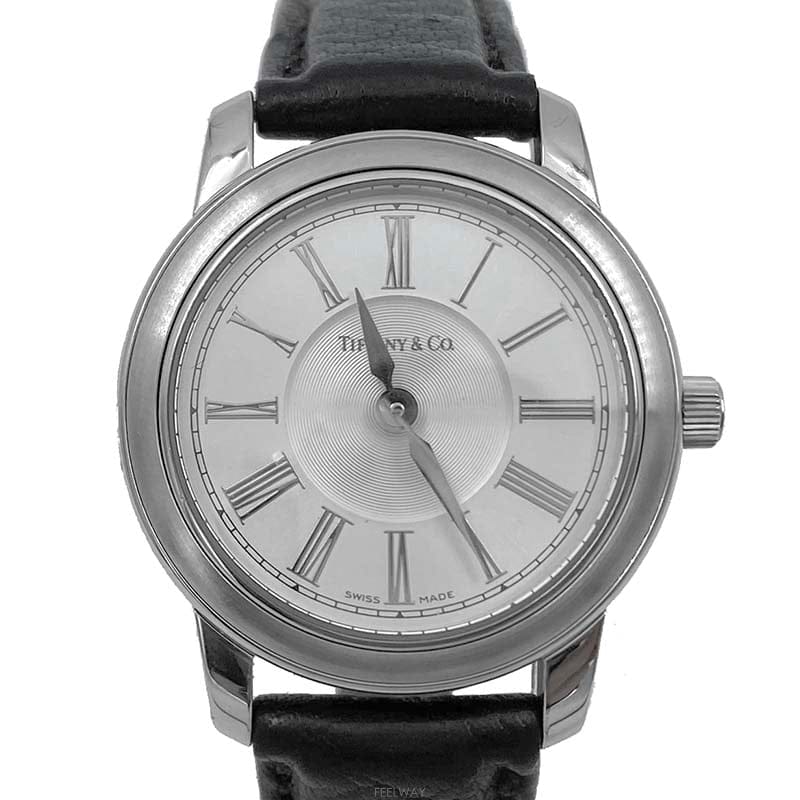 티파니 마크 라운드 스틸 시계 41mm