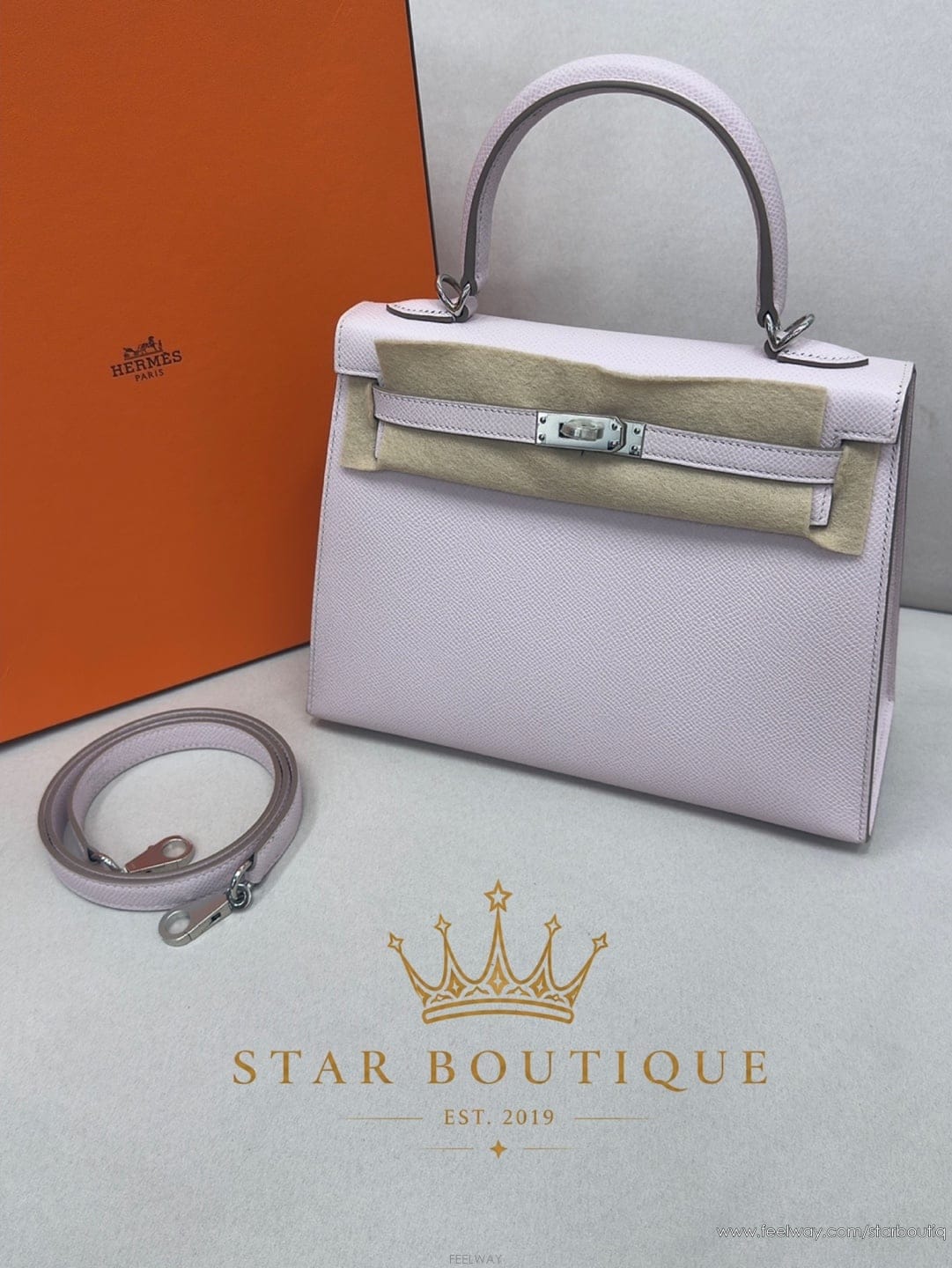 HERMES �����޽� �̸� 25 ������� kelly25 mauve pale K���ο����޽� �̸� 25 ������� kelly25 mauve pale K����