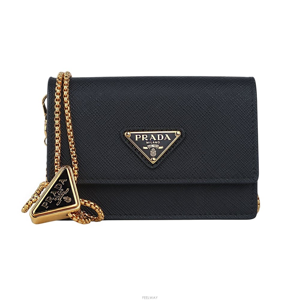 PRADA ����� 1MR034 ���ǾƳ� ���� ī�� Ȧ�� ü�� ũ�ν��� 37456����� 1MR034 ���ǾƳ� ���� ī�� Ȧ�� ü�� ũ�ν��� 37