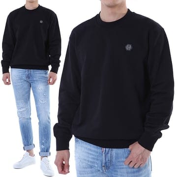 필립플레인 후드 티셔츠 블랙