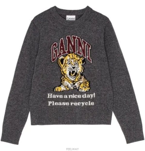 GANNI ���� �׷��� Ÿ�̰� �� ��Ʈ ������ K2278 084���� �׷��� Ÿ�̰� �� ��Ʈ ������ K2278 084