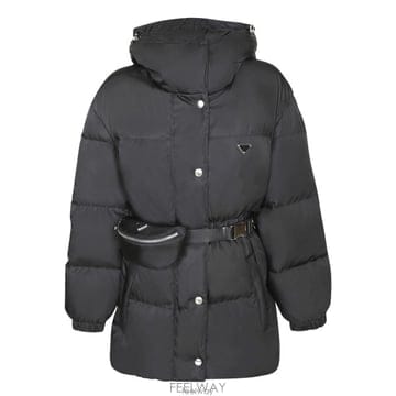 26 FW 프라다 벨트 후드 패디드 자켓 F0002 29X9661WQ8