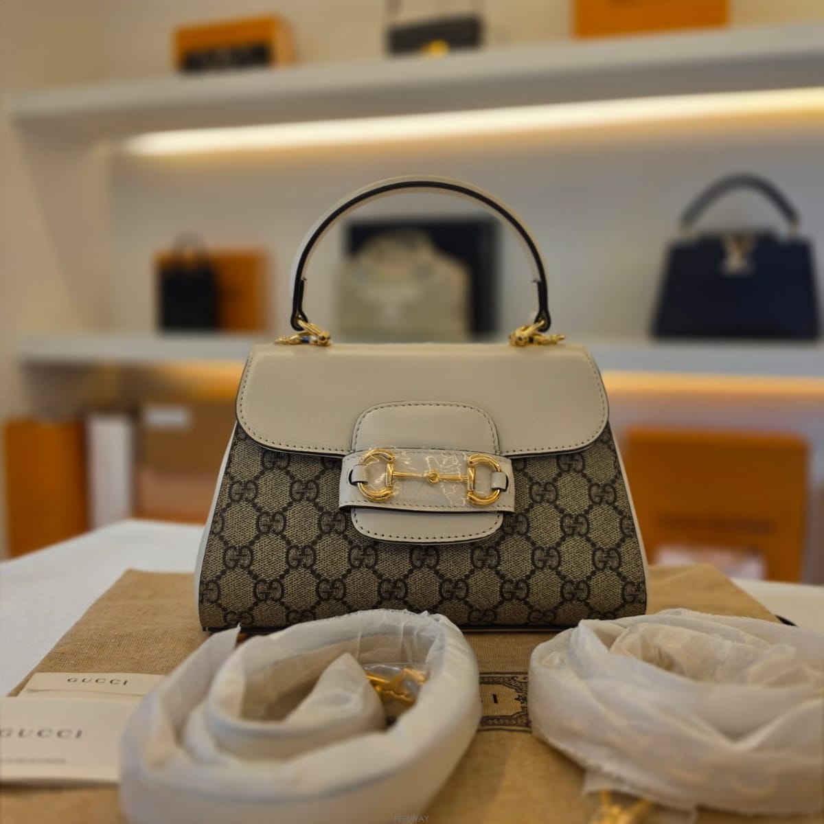 GUCCI ���� Ȧ���� 1955 ž�ڵ� �̴Ϲ� 703848(����ǰ)���� Ȧ���� 1955 ž�ڵ� �̴Ϲ� 703848(����ǰ)