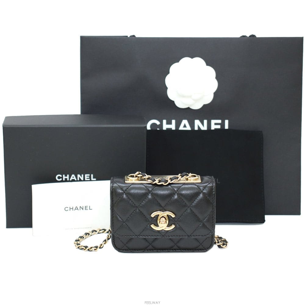 CHANEL ��������[100������95��]���� Ʈ���� CC �̴� ���簢 ũ�ν��� AP2301 ī��������������[100������95��]���� Ʈ���� CC �̴� ���簢 ũ��