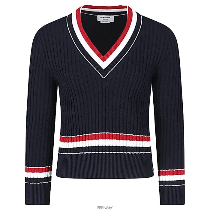 Thom Browne ����� �ñ״�ó �Ｑ V�� ��Ʈ����� �ñ״�ó �Ｑ V�� ��Ʈ