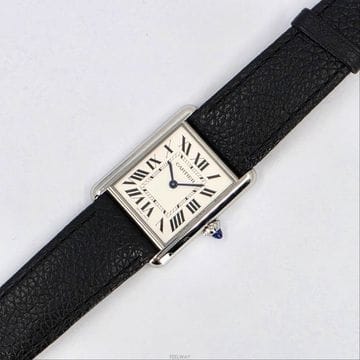 [와치앤] 까르띠에 4323 머스트 스틸 흰판 33*25mm