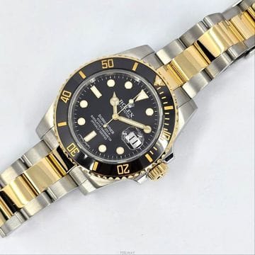 [와치앤] 로렉스 116613LN 서브마리너 옐로우 콤비 검정판 40mm