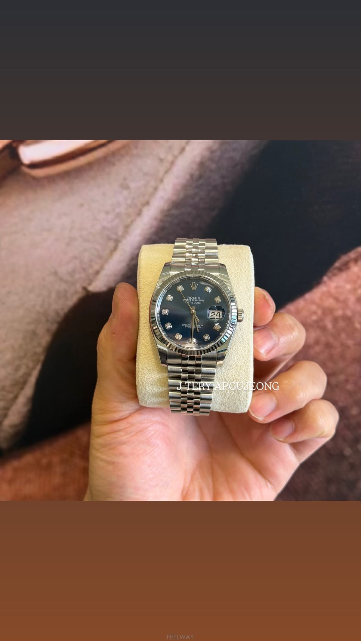 Rolex [�����׸�] �η��� ��������Ʈ 36mm 116234 û�� 10p ������Ʈ �����Ŭ 17�� ���� Ǯ��[�����׸�] �η��� ��������Ʈ 36mm 116234 û�� 10p ����