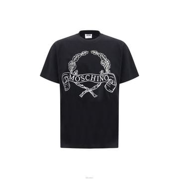Moschino 반팔 티셔츠 BLACK