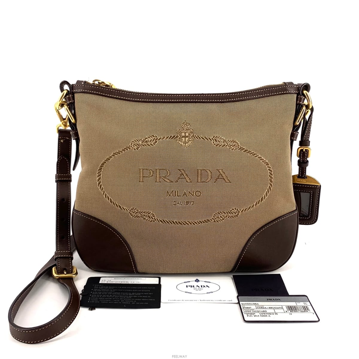 PRADA ����� ĵ���� ��ī�� ũ�ν��� BT0867����� ĵ���� ��ī�� ũ�ν��� BT0867