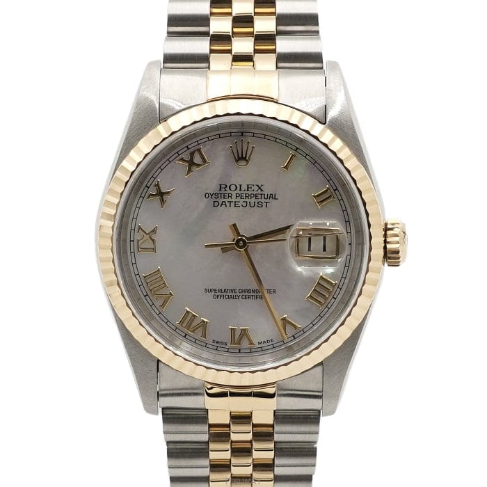 Rolex �ѷ��� 16233 18K����޺� �ڰ��θ� ��������Ʈ 36MM �������� �ð�aa65396�ѷ��� 16233 18K����޺� �ڰ��θ� ��������Ʈ 36MM ����