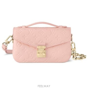 26 FW 루이비통 Pochette Metis 포쉐트 메티스 이스트 웨스트 숄더백 핑크