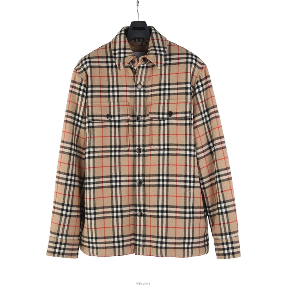 Burberry ������ 8043839 ��Ƽ�� üũ �� ��ư ���� ���� ���� S������ 37468-4������ 8043839 ��Ƽ�� üũ �� ��ư ���� ���� ���� S��