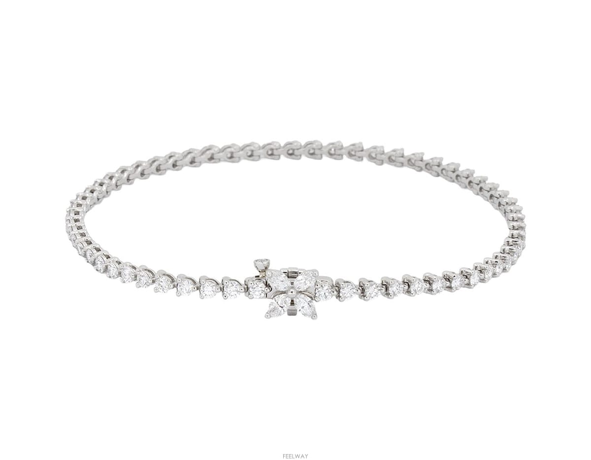 TIFFANY & Co [�׶��ĸ�]Ƽ�ĴϾ��� ���丮�� �״Ͻ� �극�̽��� �÷�Ƽ�� ���̾Ƹ�� M 77286[�׶��ĸ�]Ƽ�ĴϾ��� ���丮�� �״Ͻ� �극�̽��� �÷�Ƽ
