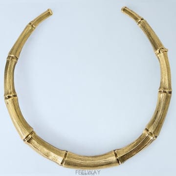 생로랑 밤부 TORC 목걸이