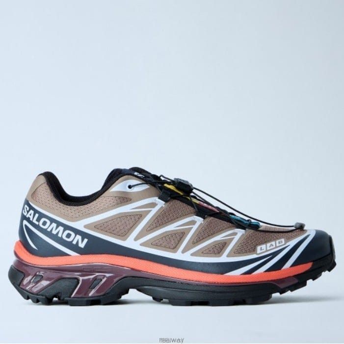 26 FW 살로몬 XT 6 엑스티 퀵레이스업 스니커즈 브라운 L49212000