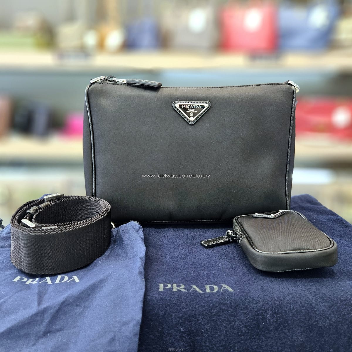 PRADA ����� 2VH113 �����Ϸ� ����� ũ�ν�������� 2VH113 �����Ϸ� ����� ũ�ν���