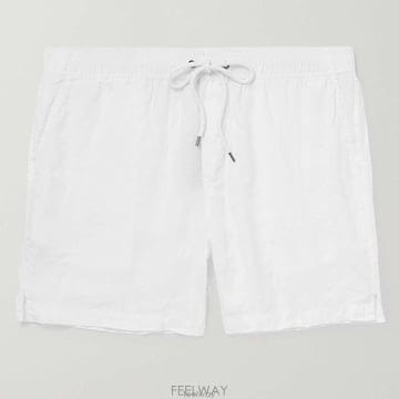 제임스 펄스 제임스펄스 화이트 드로스트링 쇼츠