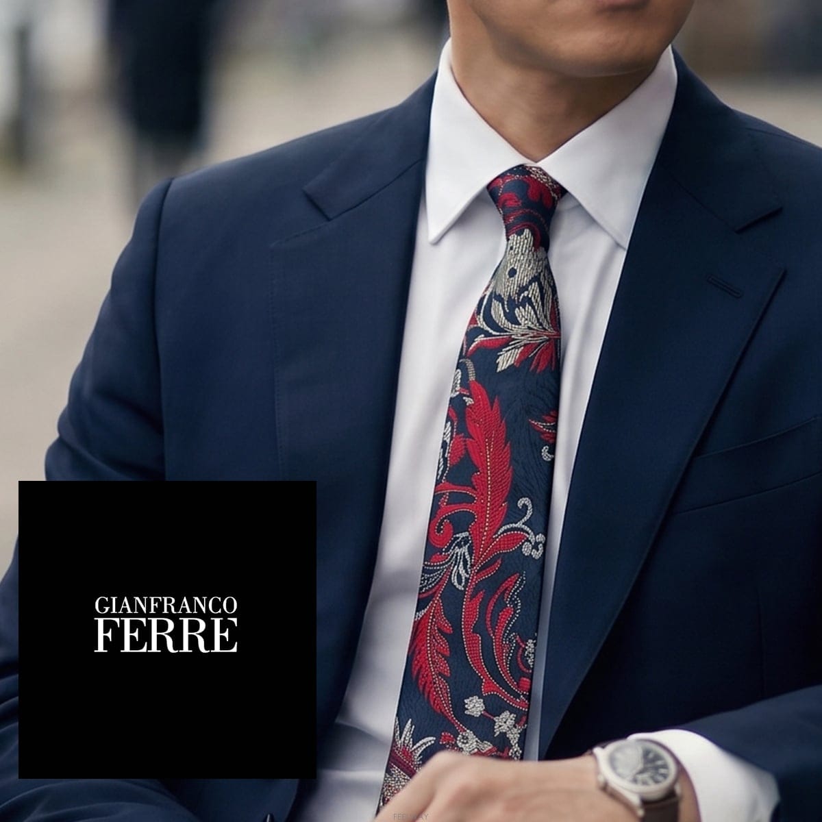 G.F.Ferre GIANFRANCO FERRE ���������� �䷹ ���̺� �ö�� ��ī�� ��Ÿ�� 9.9cm S~A+��� E1587GIANFRANCO FERRE ���������� �䷹ ���̺� �ö�� ��ī�� 