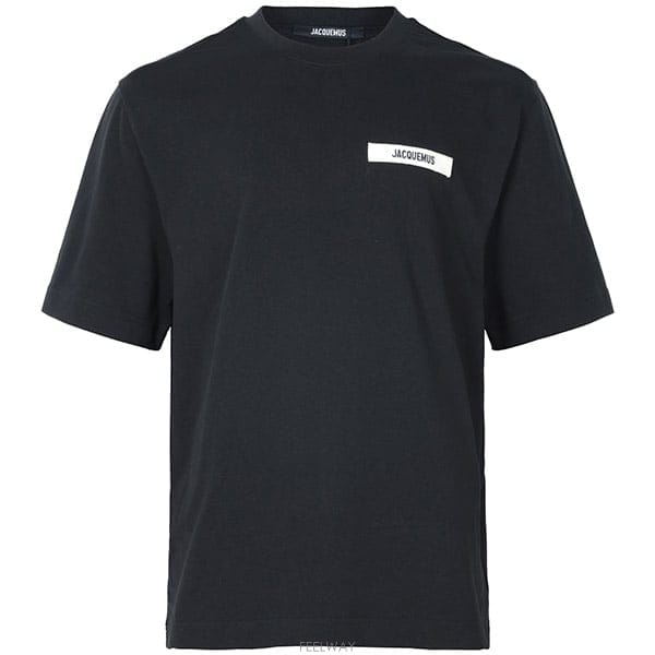 자크뮈스 26SS 블랙 르 그로그랭 티셔츠 TSM00133AJ00226 990
